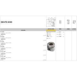 04281445 DEUTZ - PISTON STD - 2011 